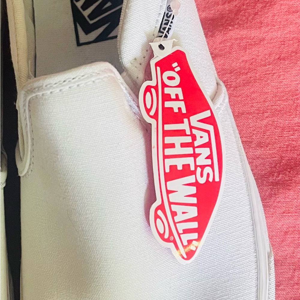 Vans Classic White Slip-Ons